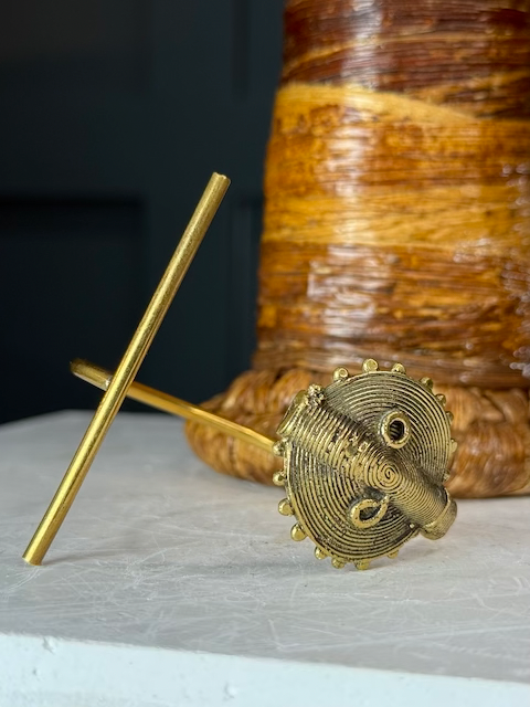Maasai Shield Brass Bracelet