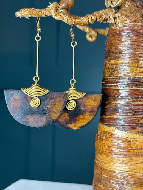 Maji Mahogany Drop Earrings