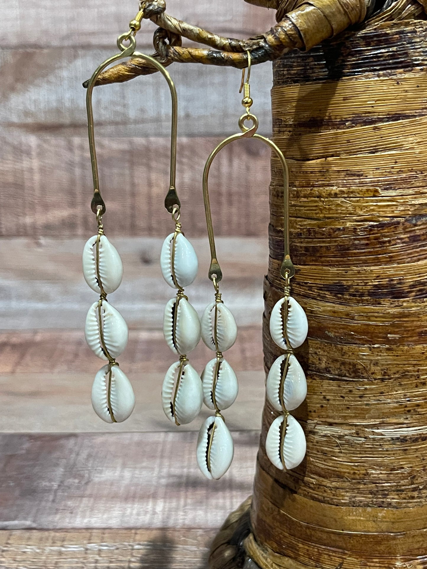 Cowrie Shell earrings