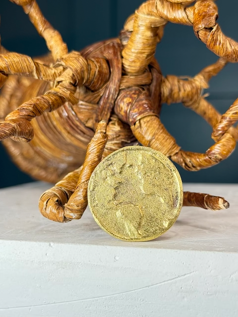 World Wanderer Brass Map Ring