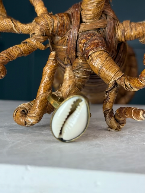 Cowrie Crown Heritage Ring