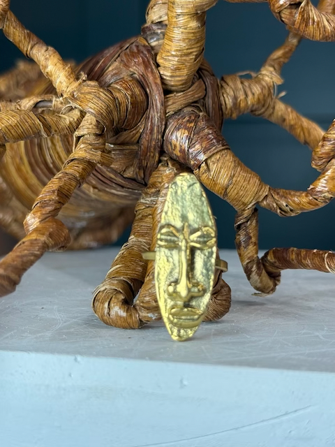 Ancestral Mask Brass Ring