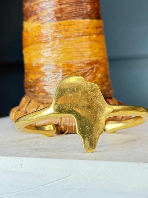 Serengeti Horizon Brass Cuff