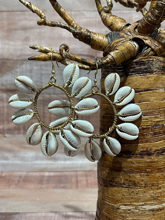 Cowrie Shell earrings