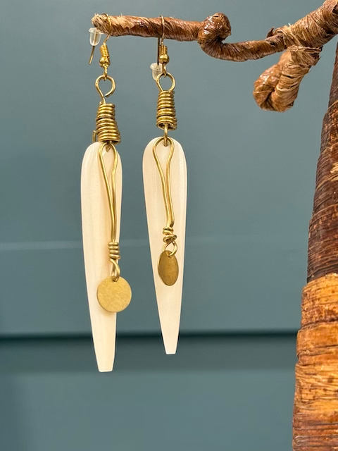 Nairobi Halo Bone Drops