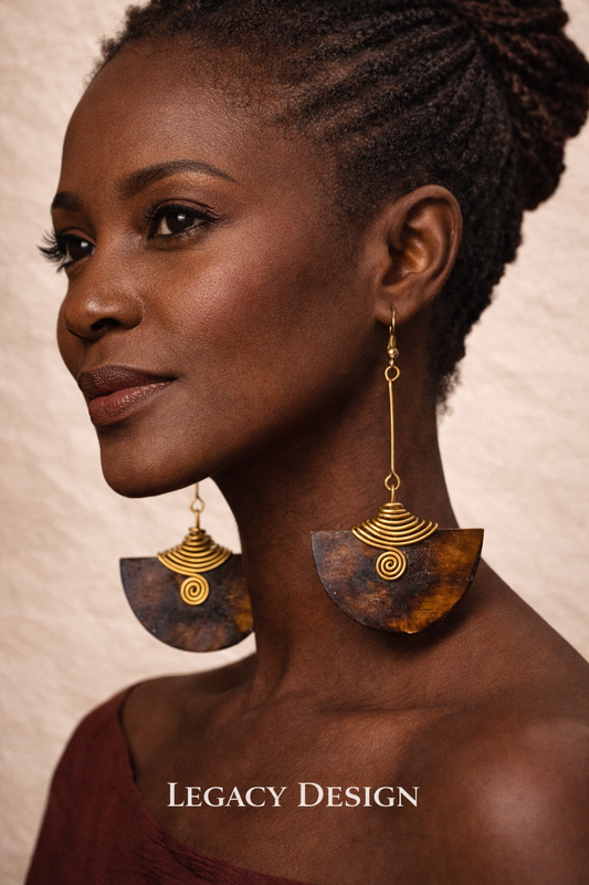 Maji Mahogany Drop Earrings