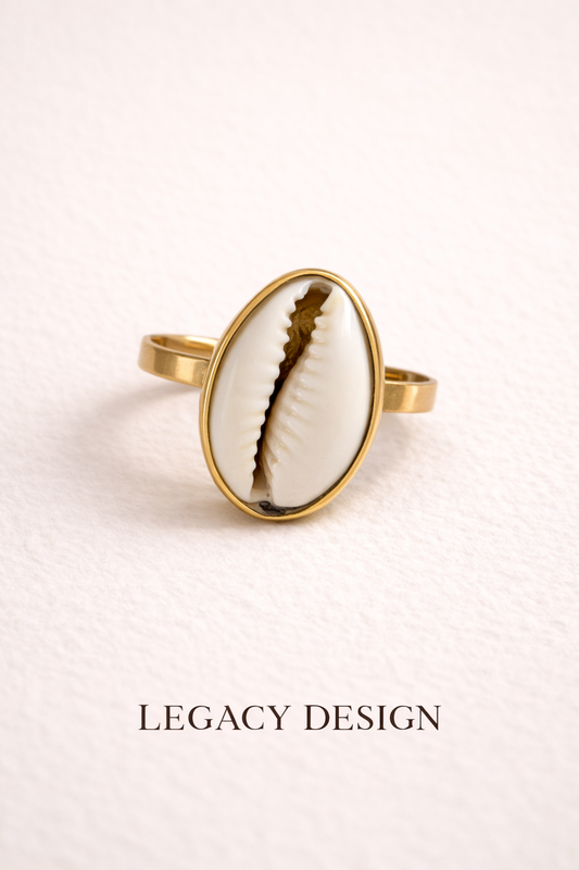 Cowrie Crown Heritage Ring