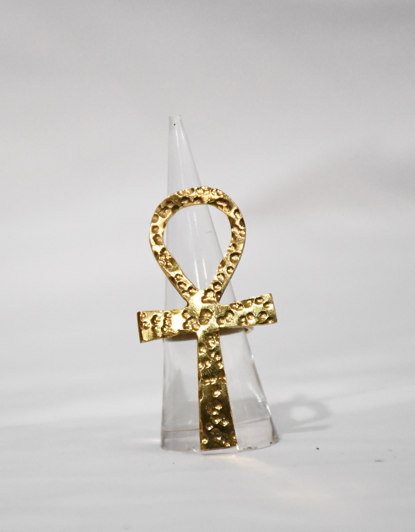 Ankh Peak Brass Ring