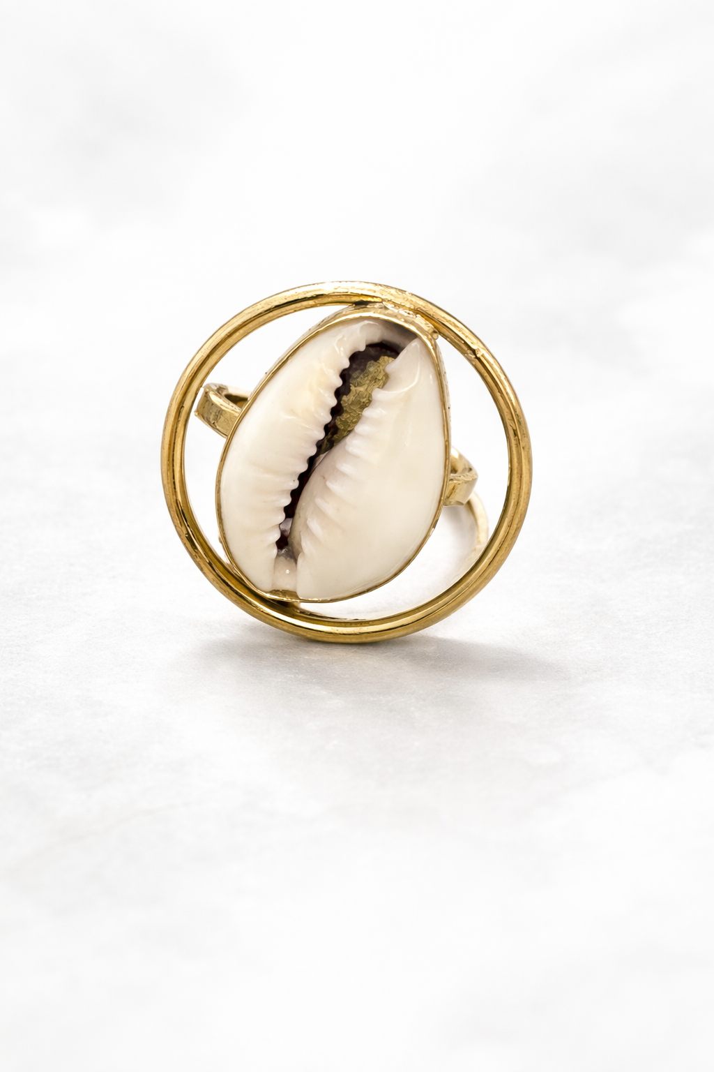 Cowrie Crown Heritage Ring