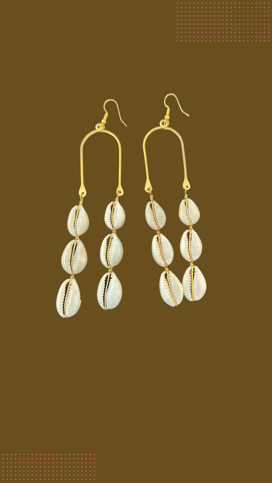 Cowrie Shell earrings